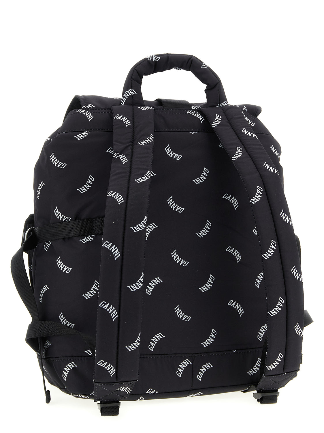 Black Polyester Backpack