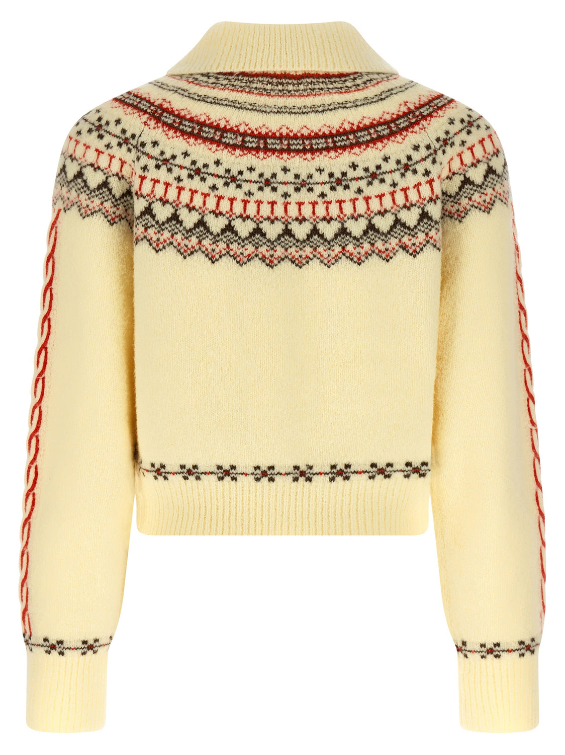 Multicolor Wool Cardigan