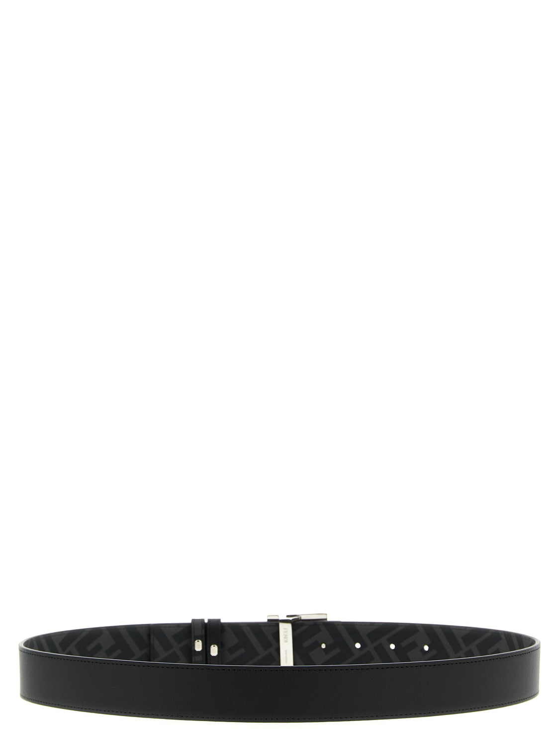 Black Calfskin Regular Belt