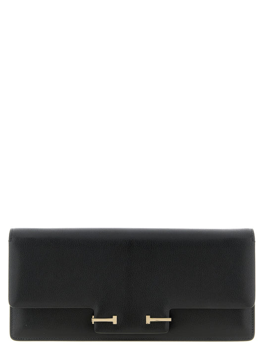 Black Goatskin Shoulder Bag
