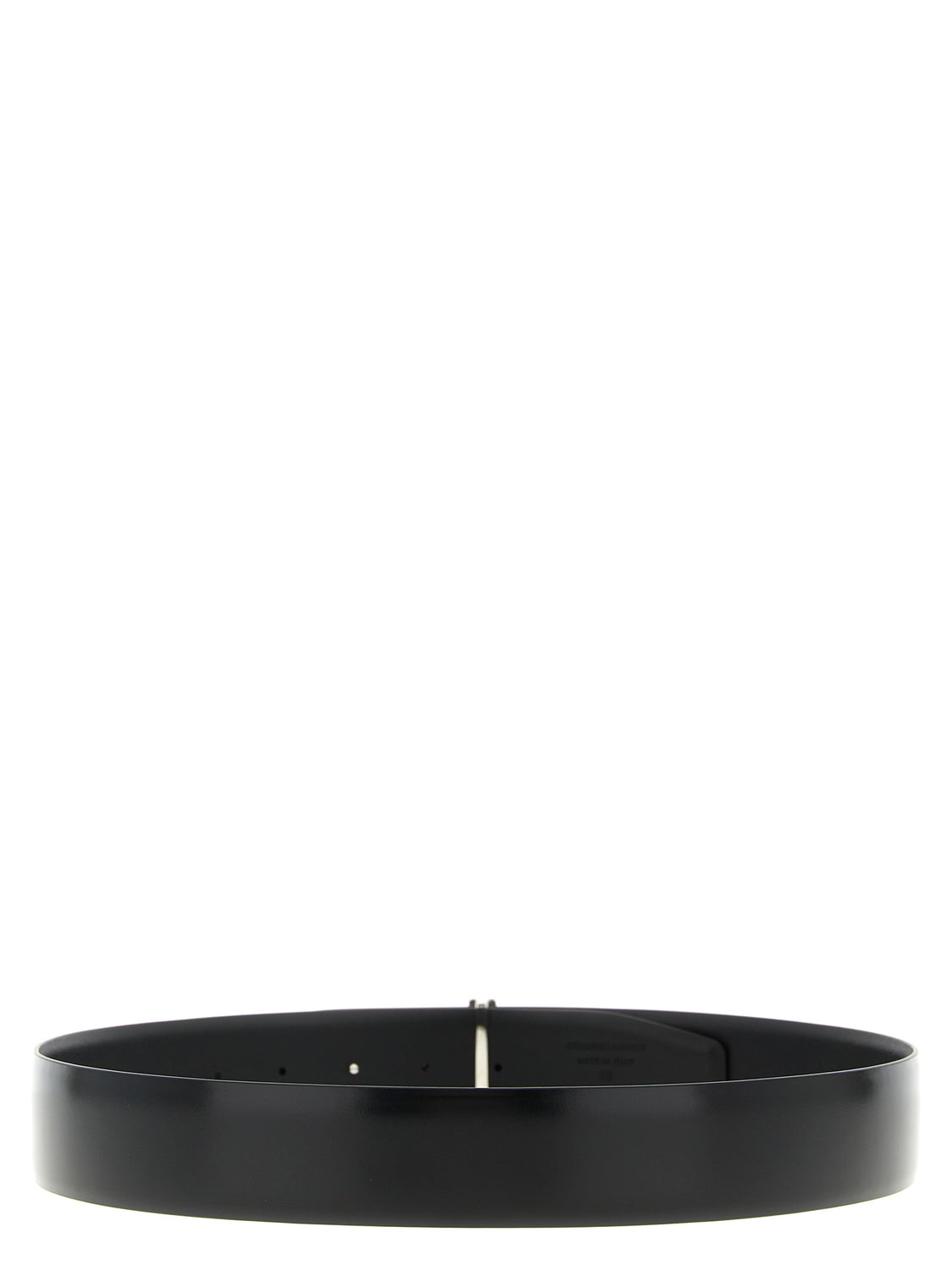 Black Calfskin Regular Belt