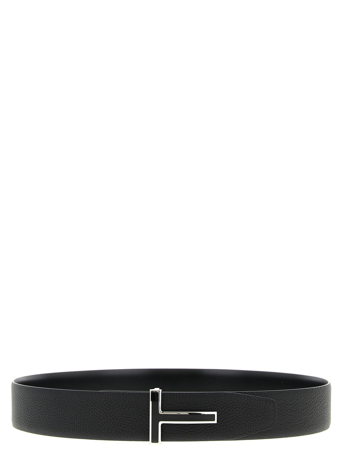 Black Calfskin Regular Belt