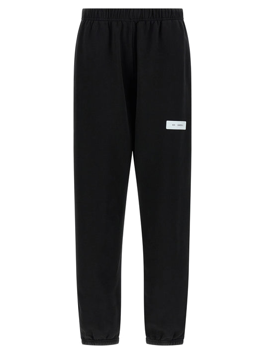Black Cotton Joggers (Workout Pants)