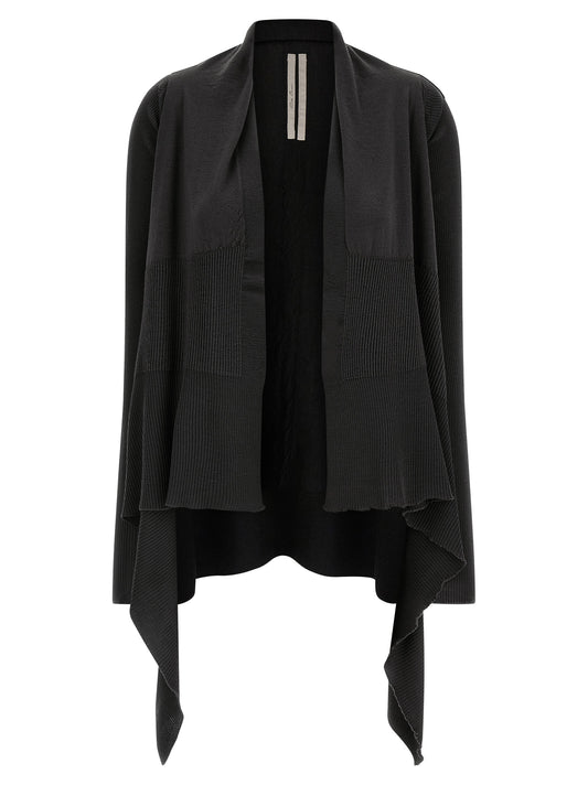 Black Wool Cardigan