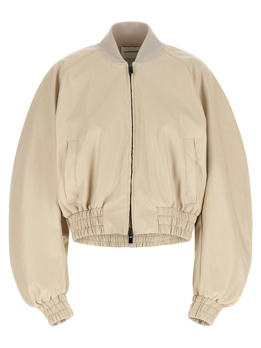 Beige Polyethylene Bomber