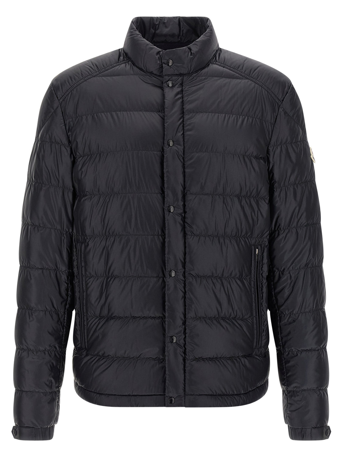 Blue Polyamide Full-Length Jacket