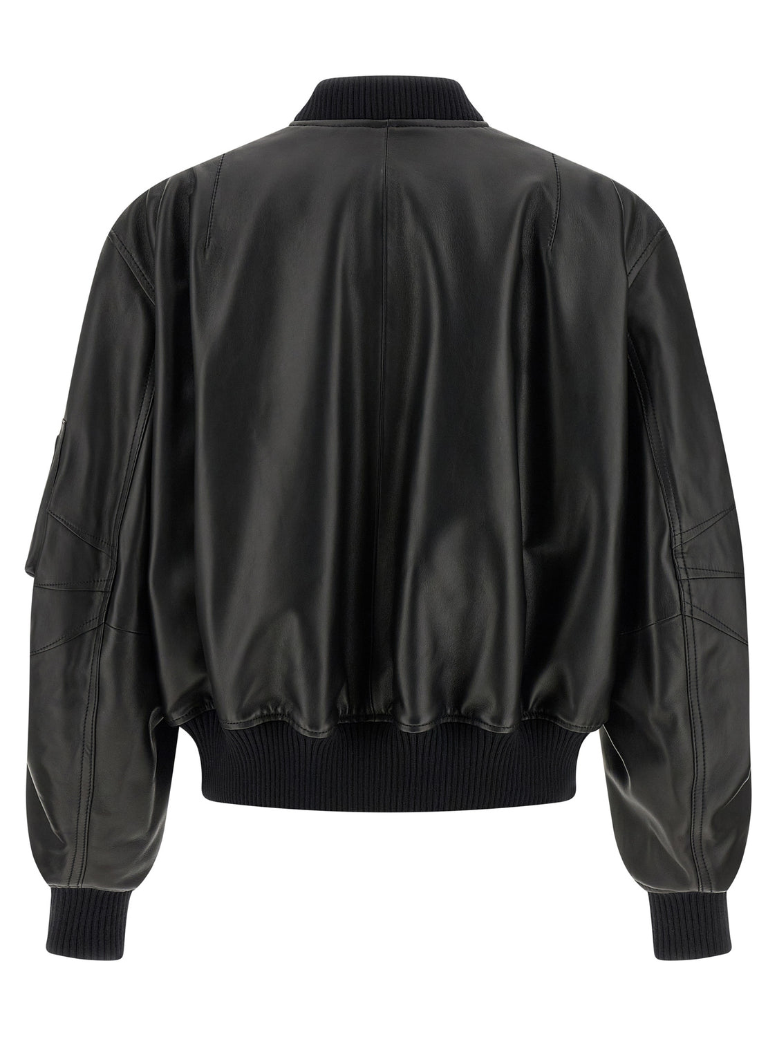 Black Lamb Leather Leather Jacket