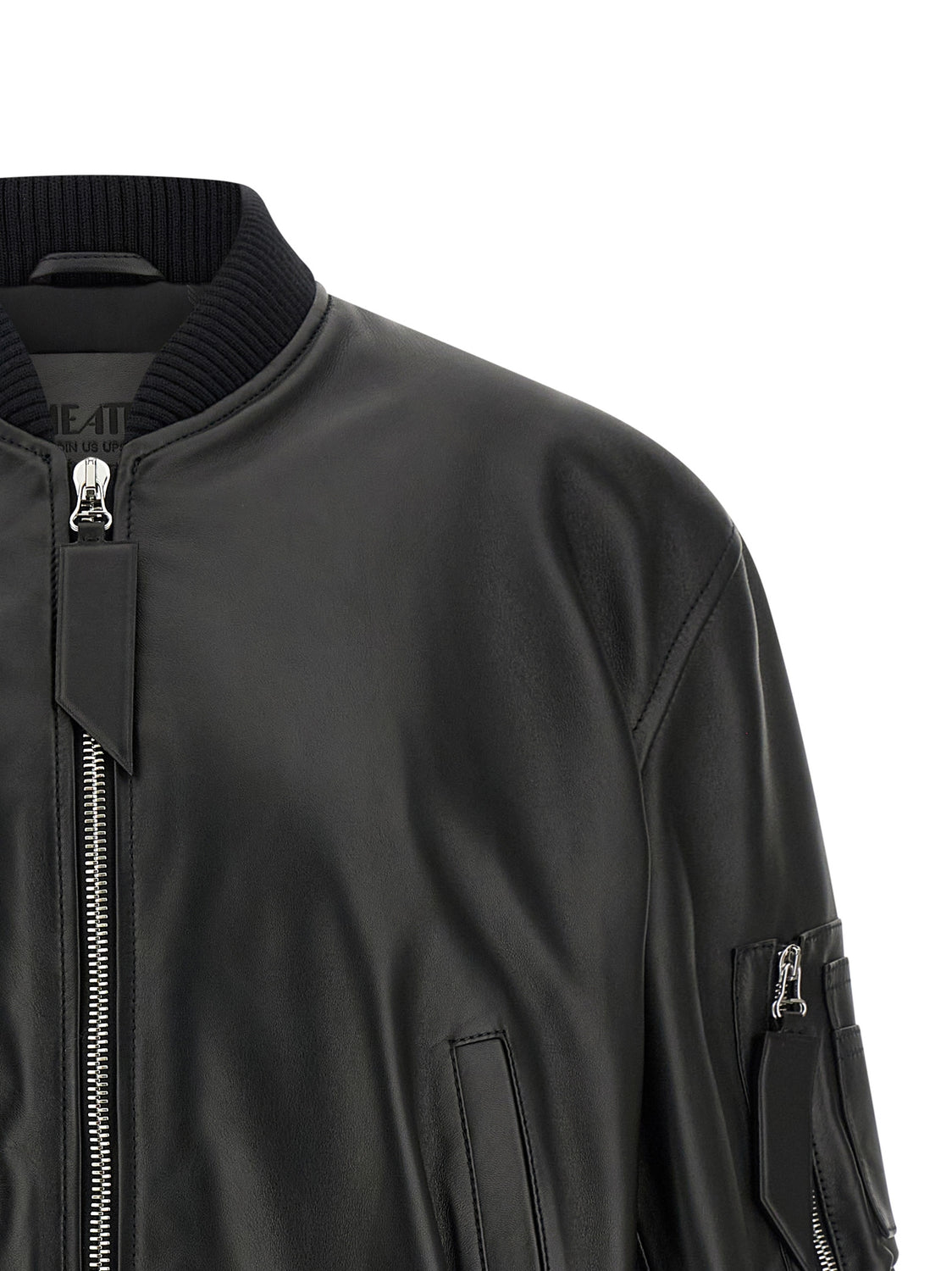 Black Lamb Leather Leather Jacket