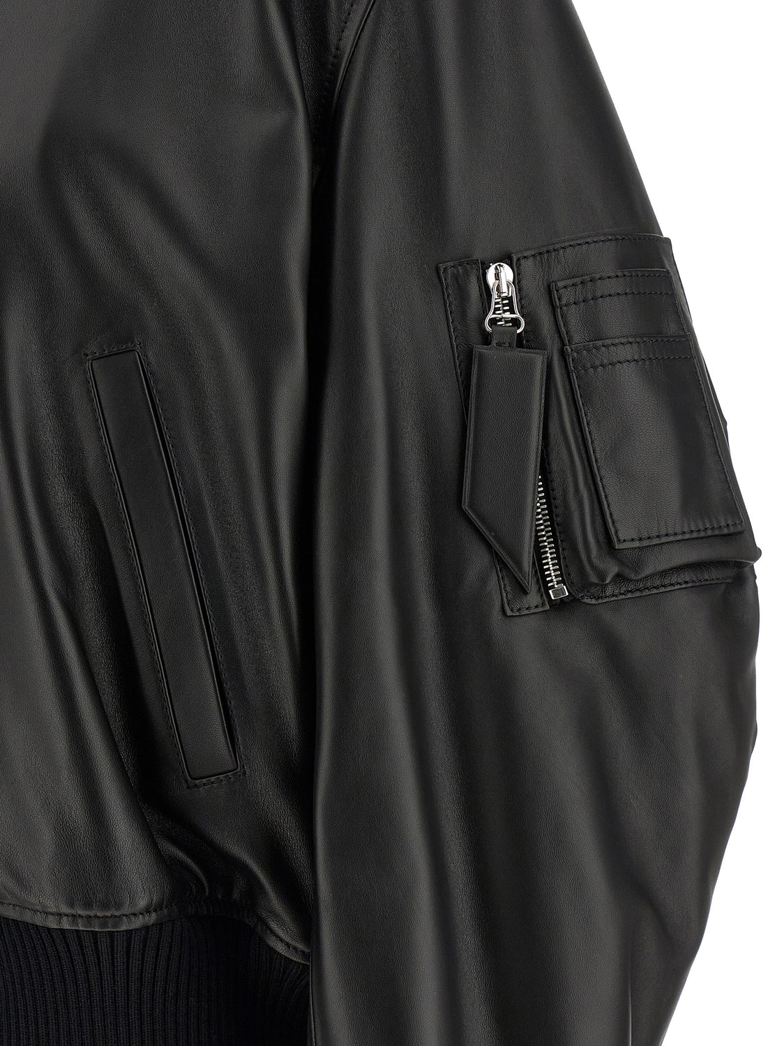 Black Lamb Leather Leather Jacket