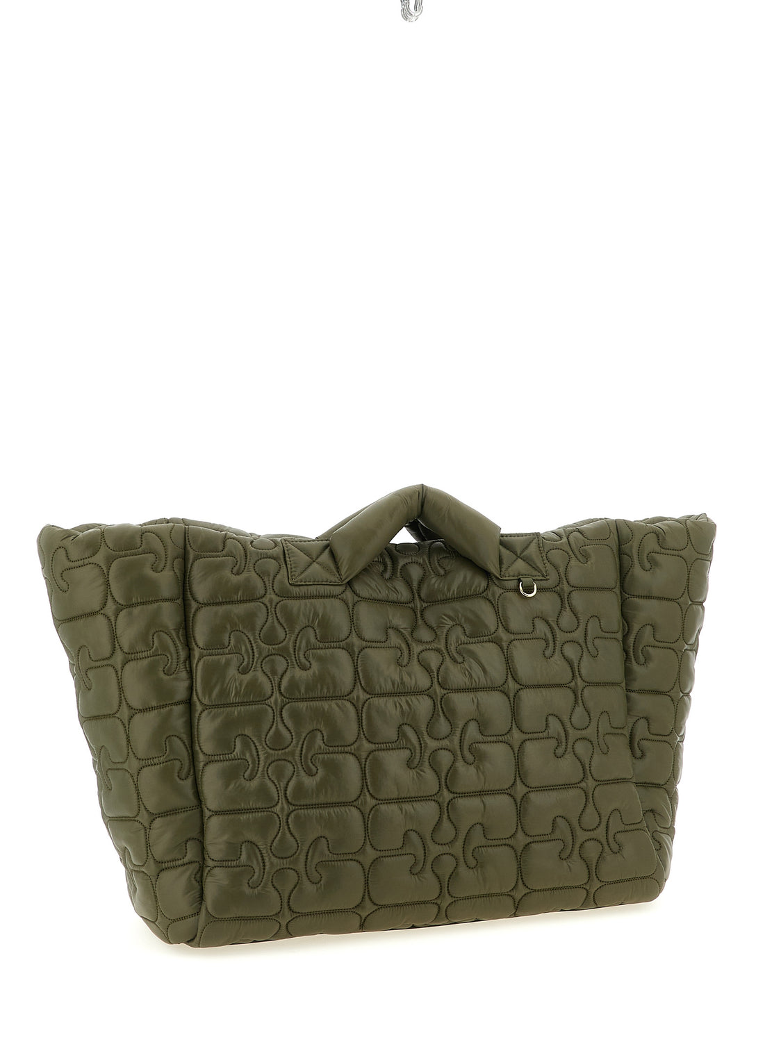 Bicolor Recycled Polyamide Tote Bag