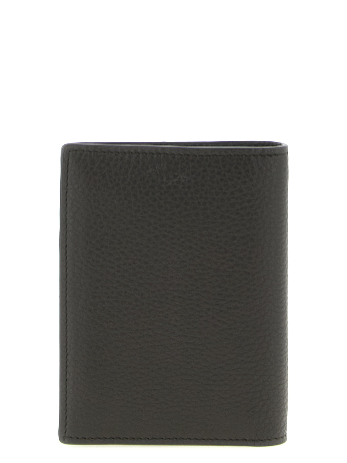 Brown Calfskin Leather Wallet