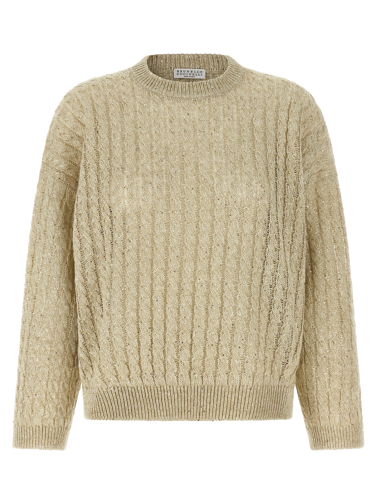 Beige Linen Cardigan
