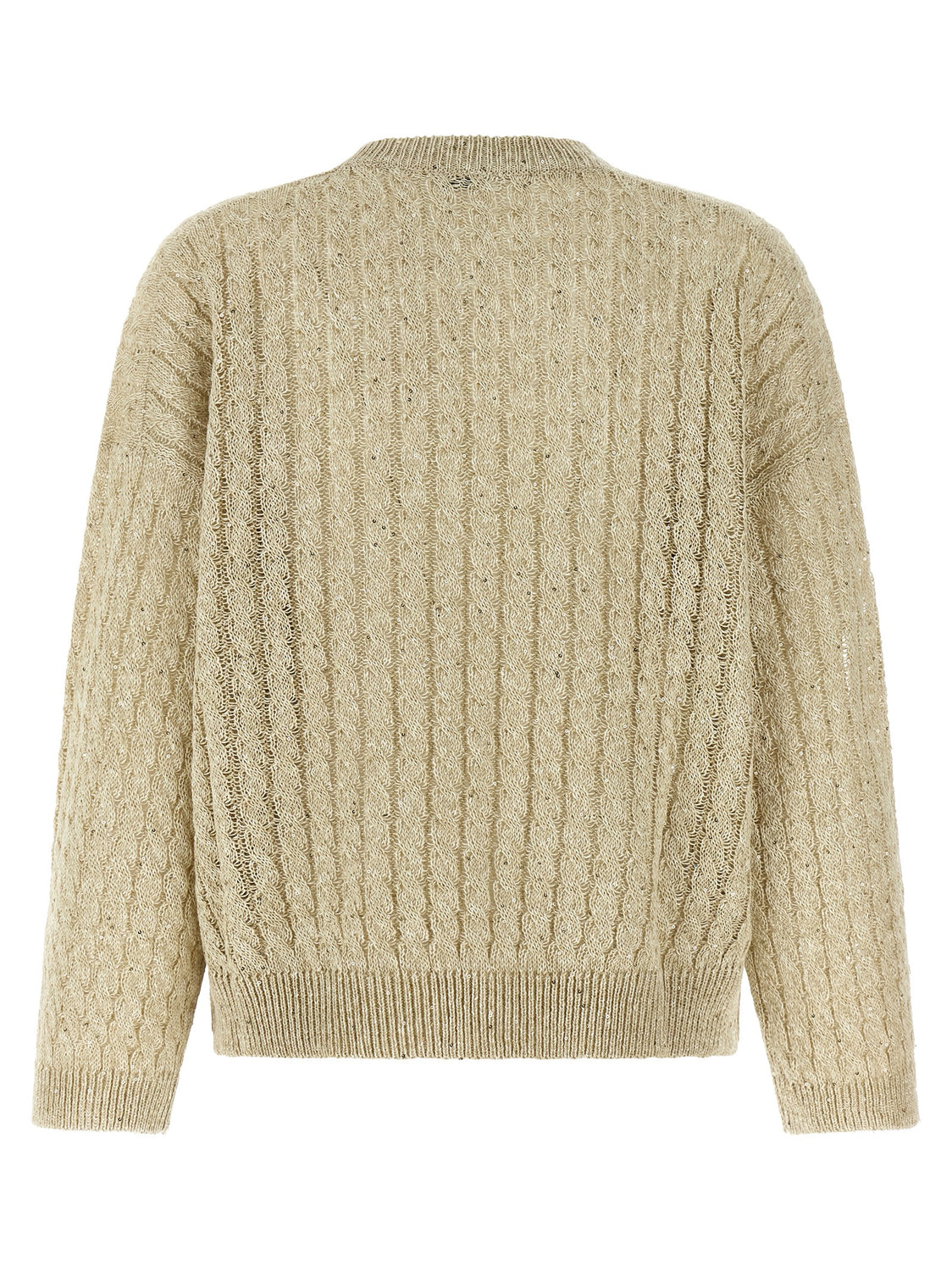 Beige Linen Cardigan