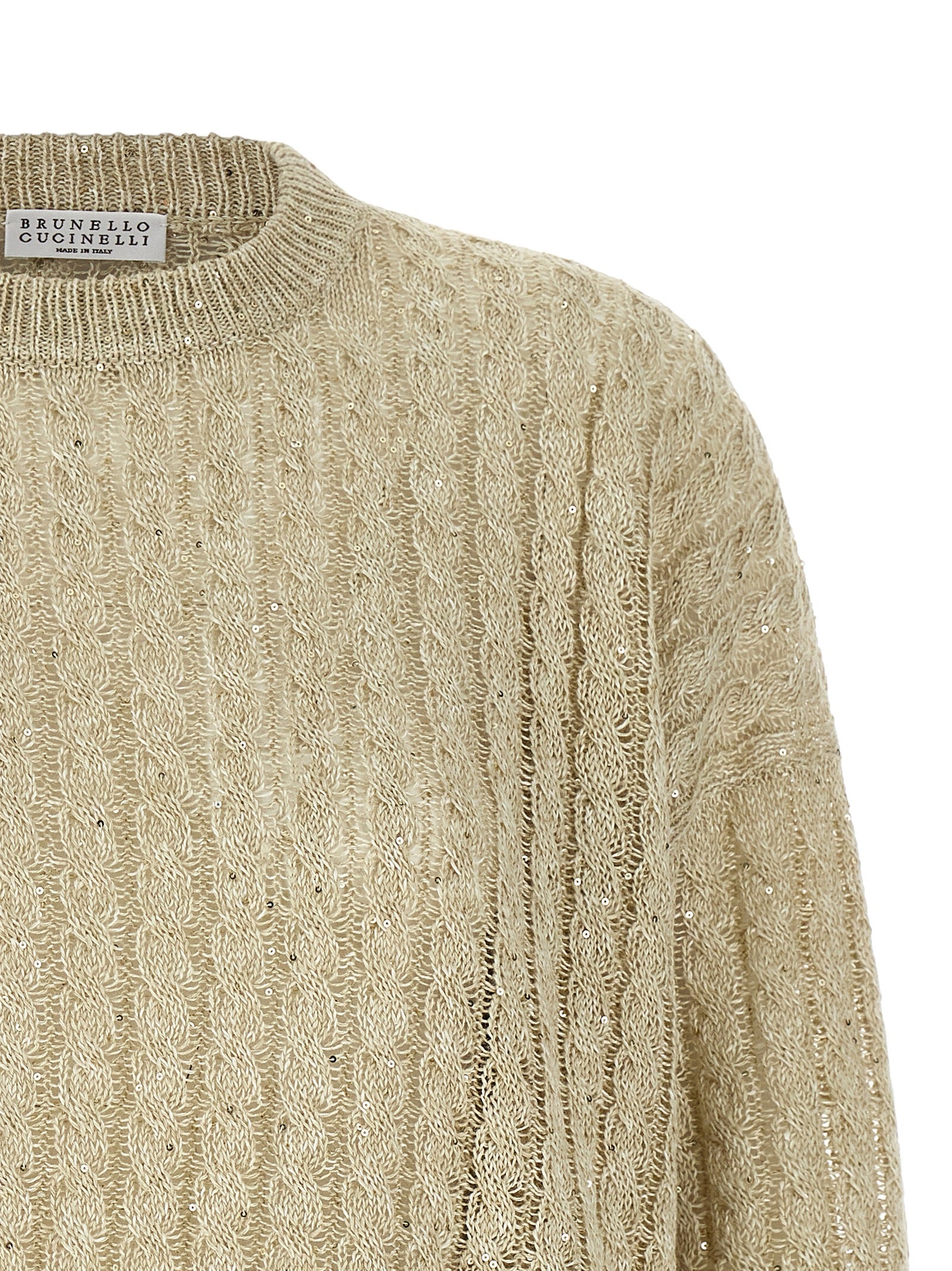 Beige Linen Cardigan