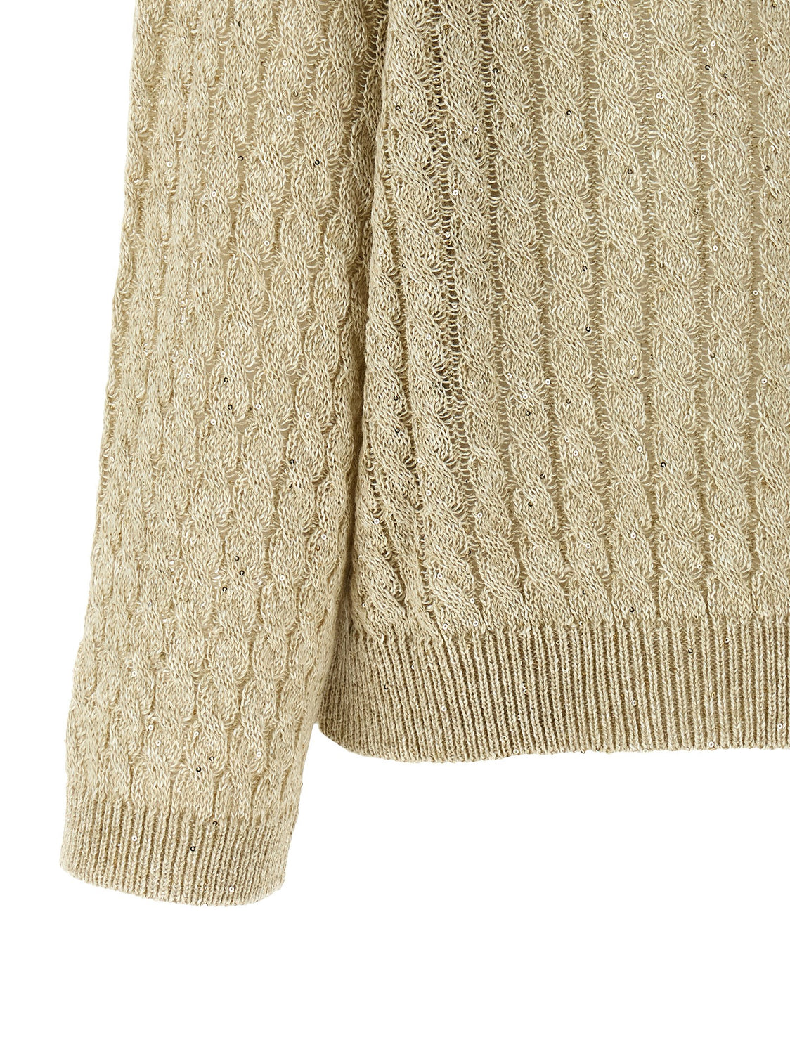 Beige Linen Cardigan