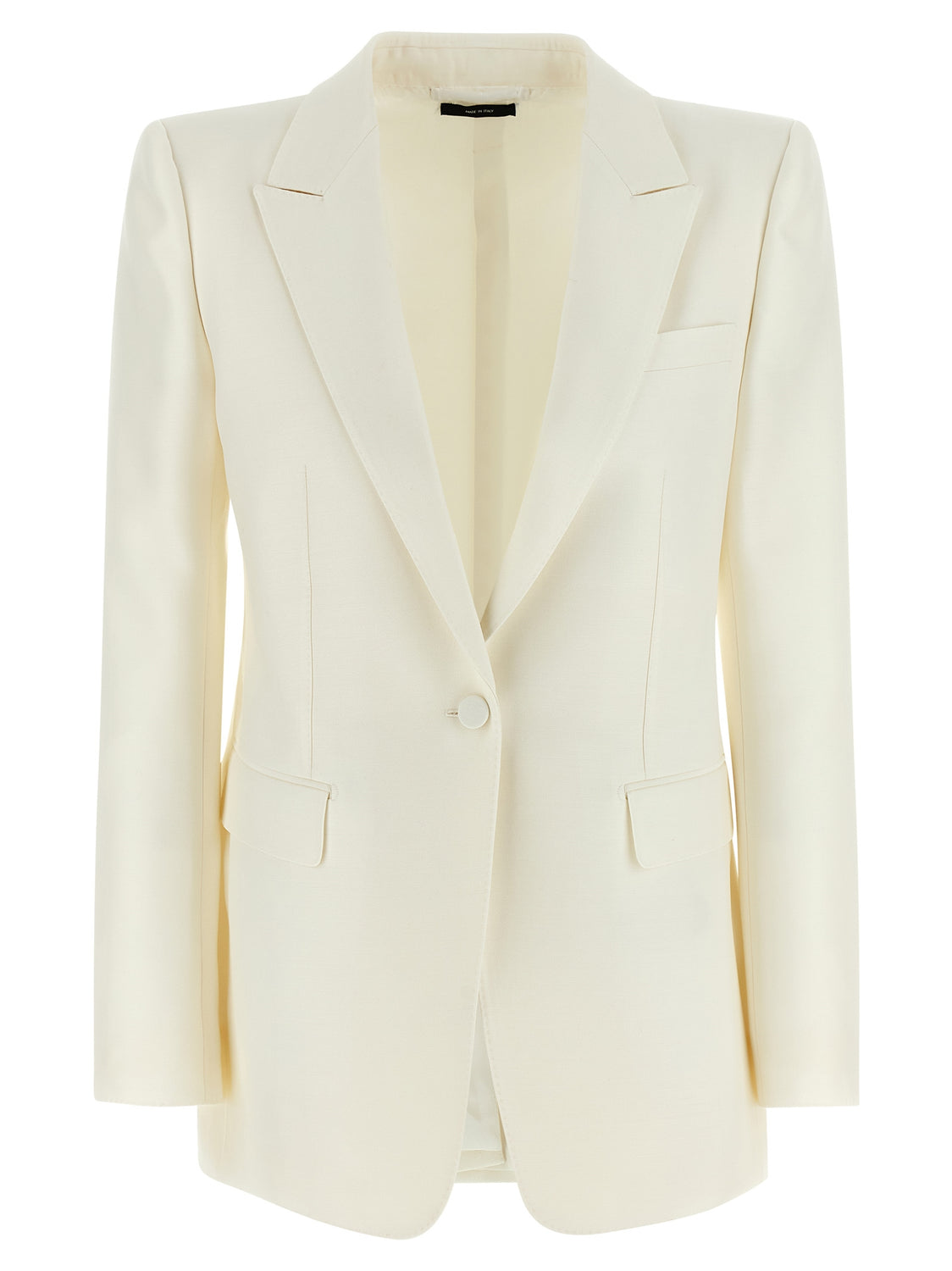 White Wool Blazer