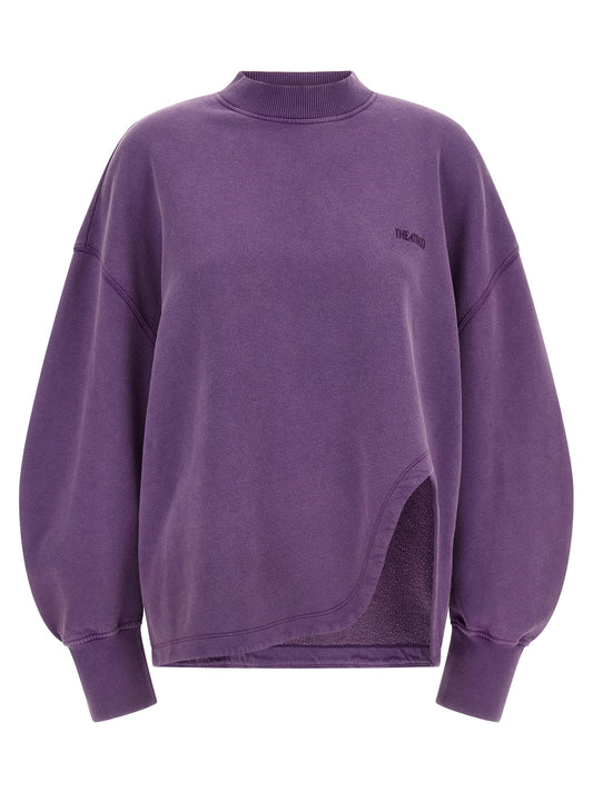 Purple Cotton Sweatshirt