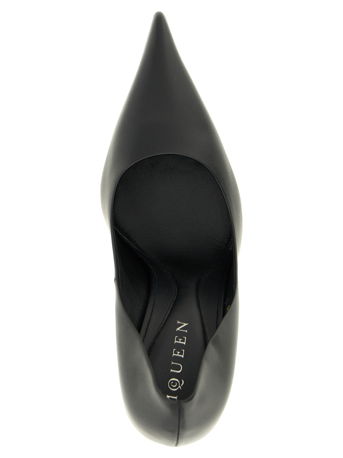Black Calfskin High Heel Pumps