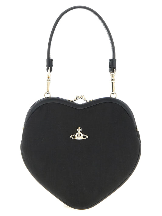 Black Viscose Handbag