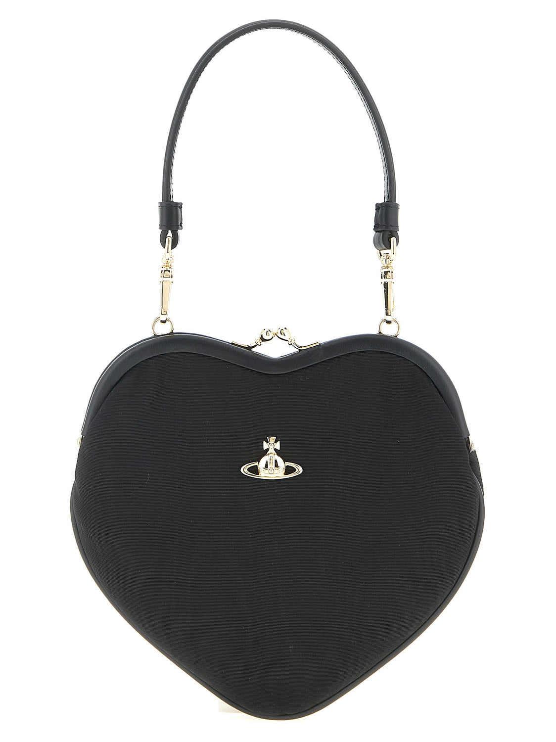 Black Viscose Handbag