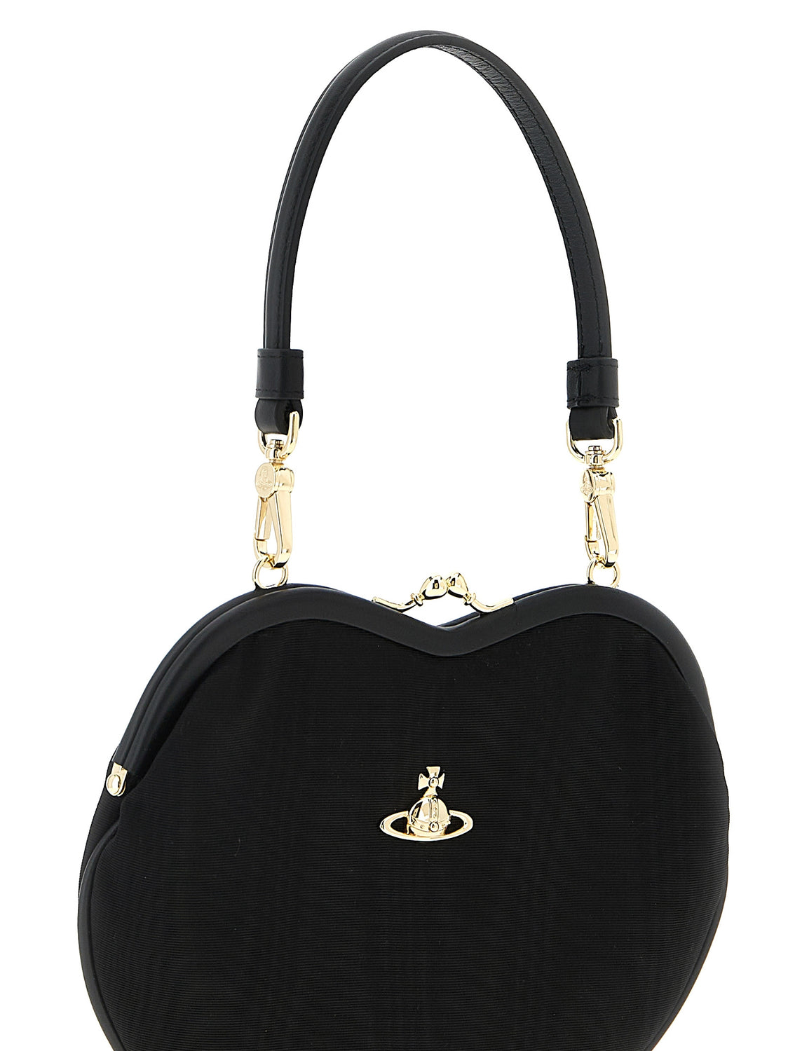 Black Viscose Handbag
