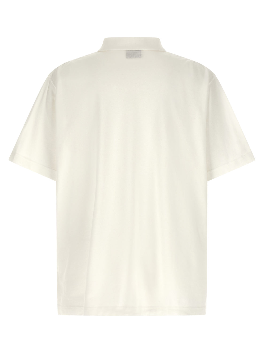 White Cotton Polo Shirt