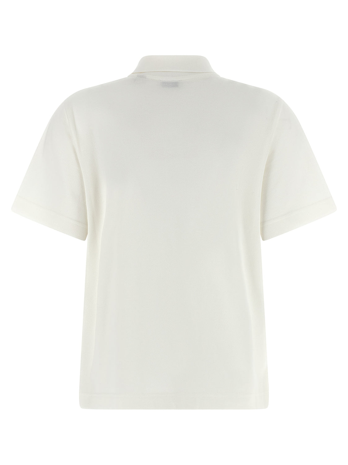 White Cotton Polo Shirt