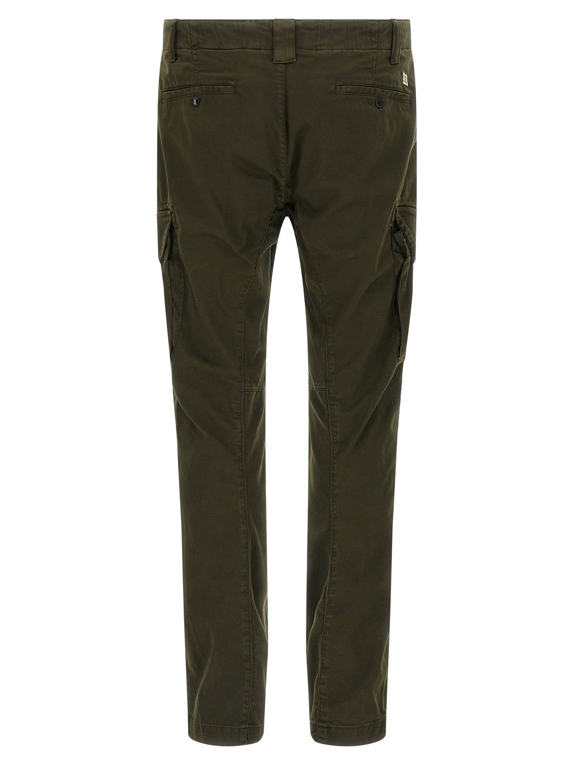 Bicolor Cotton Cargo Pants