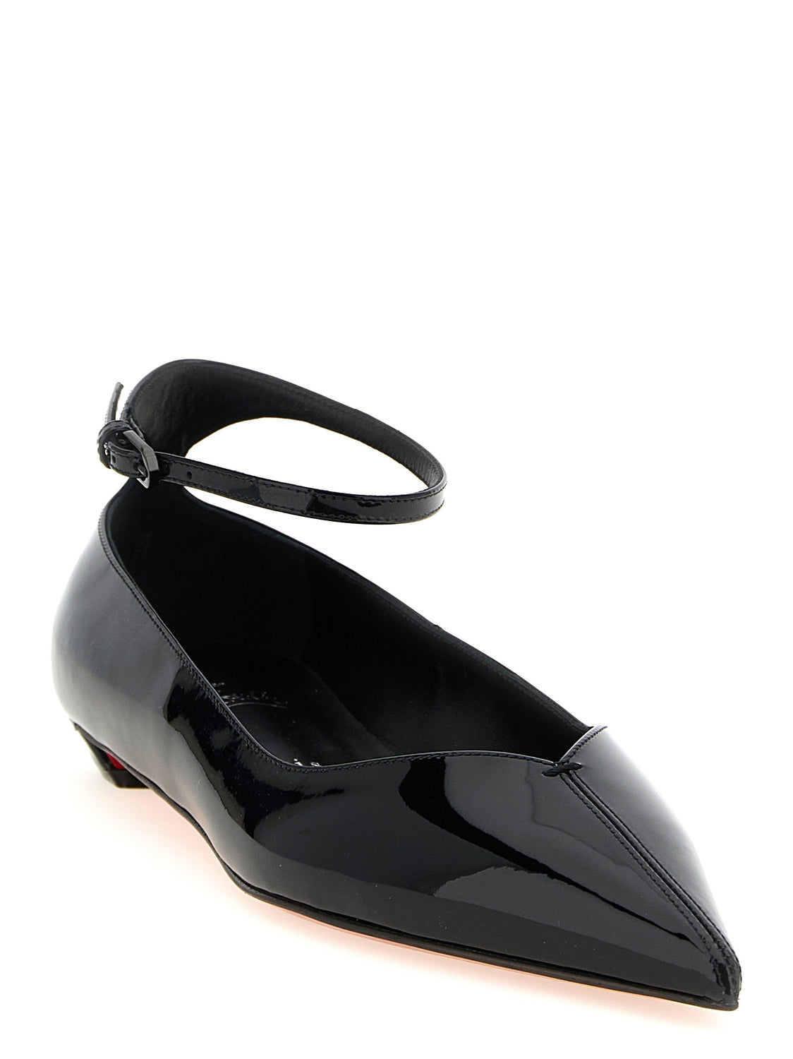 Black Calfskin Ballet Flats
