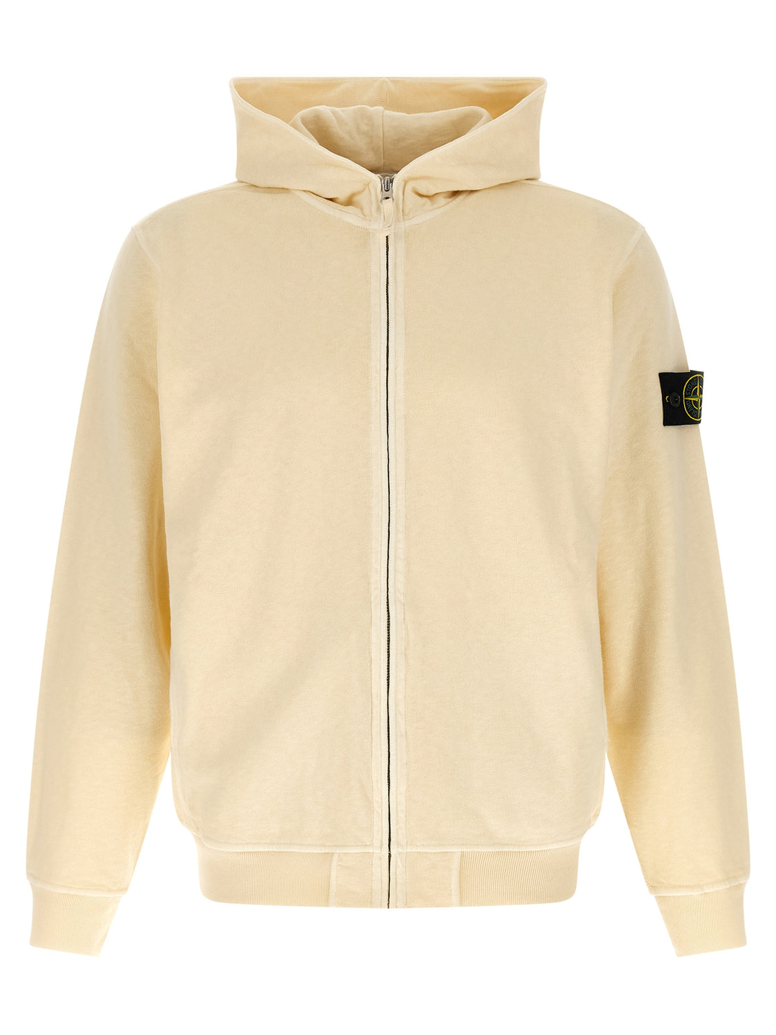 Beige Cotton Sweatshirt