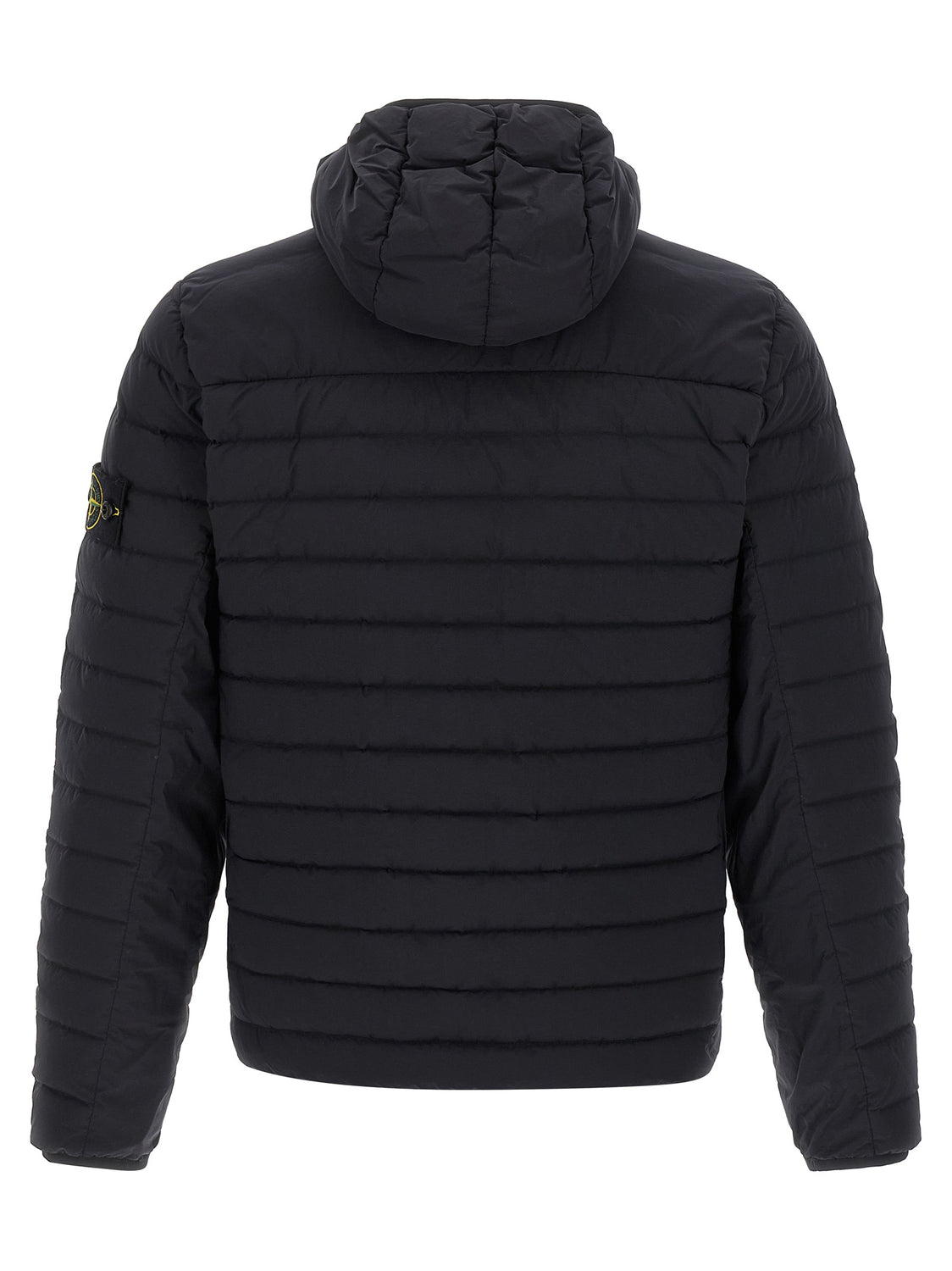 Blue Polyamide Full-Length Jacket