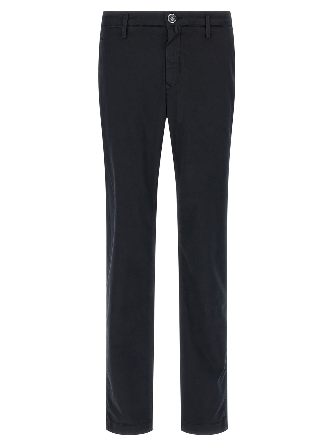 Blue Cotton Chino Pants