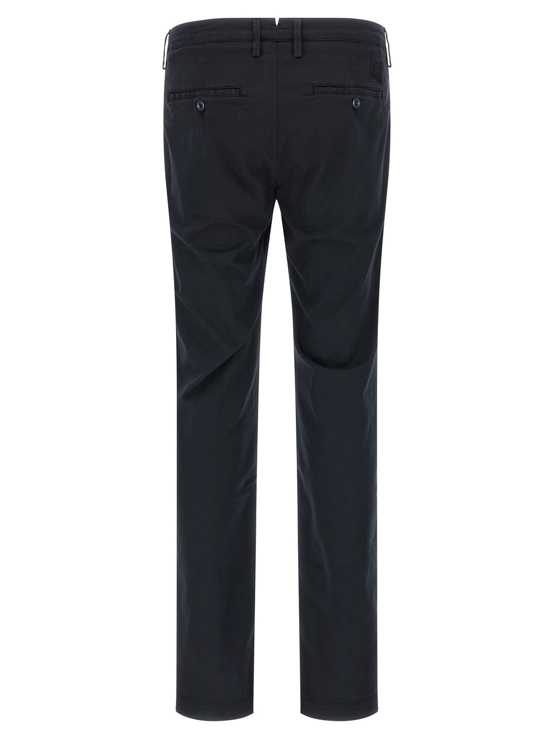 Blue Cotton Chino Pants