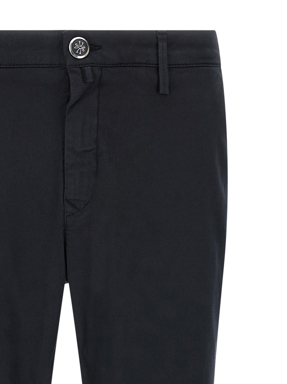 Blue Cotton Chino Pants