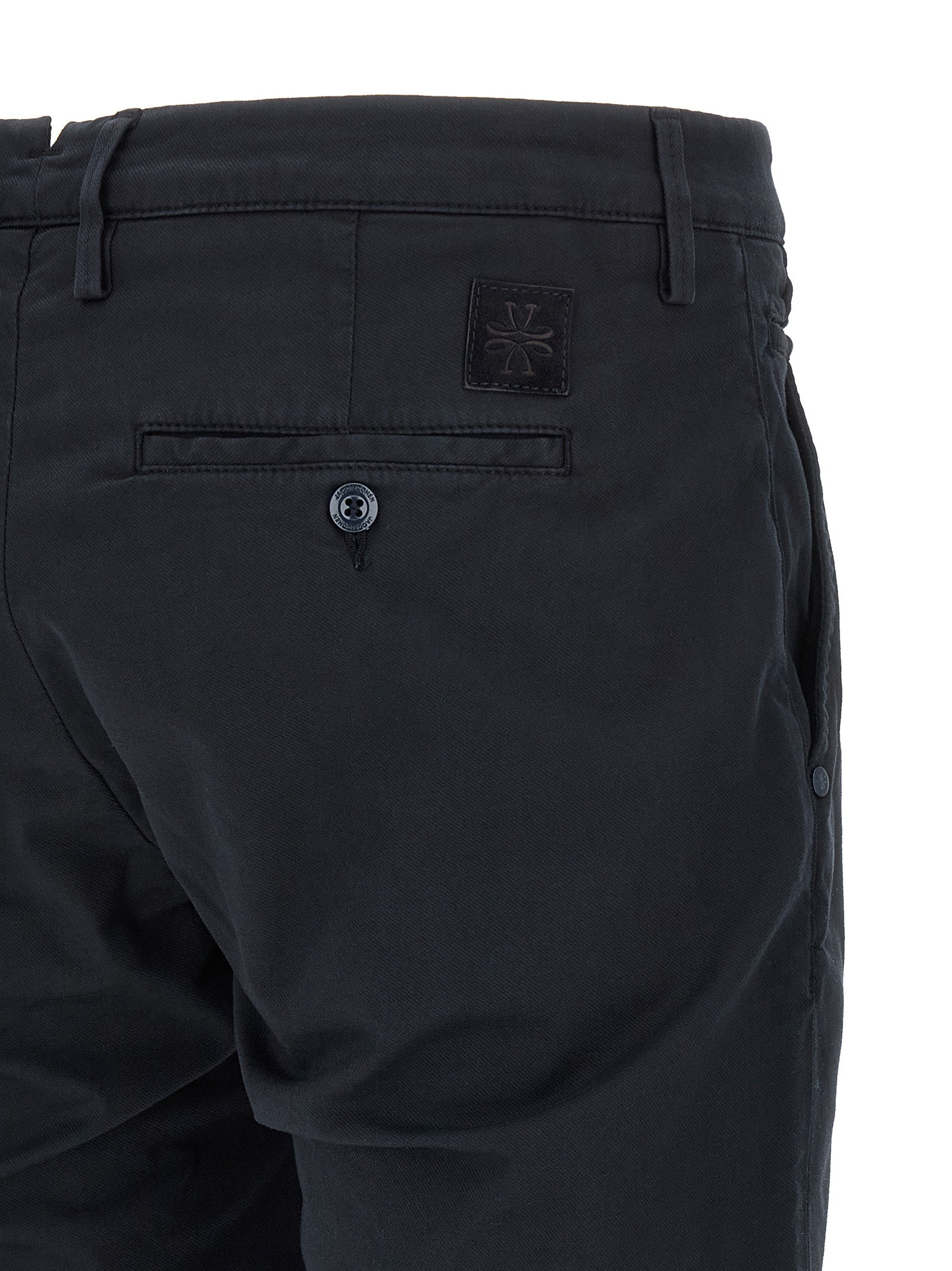 Blue Cotton Chino Pants