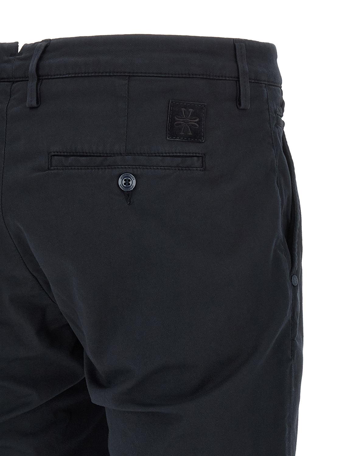 Blue Cotton Chino Pants