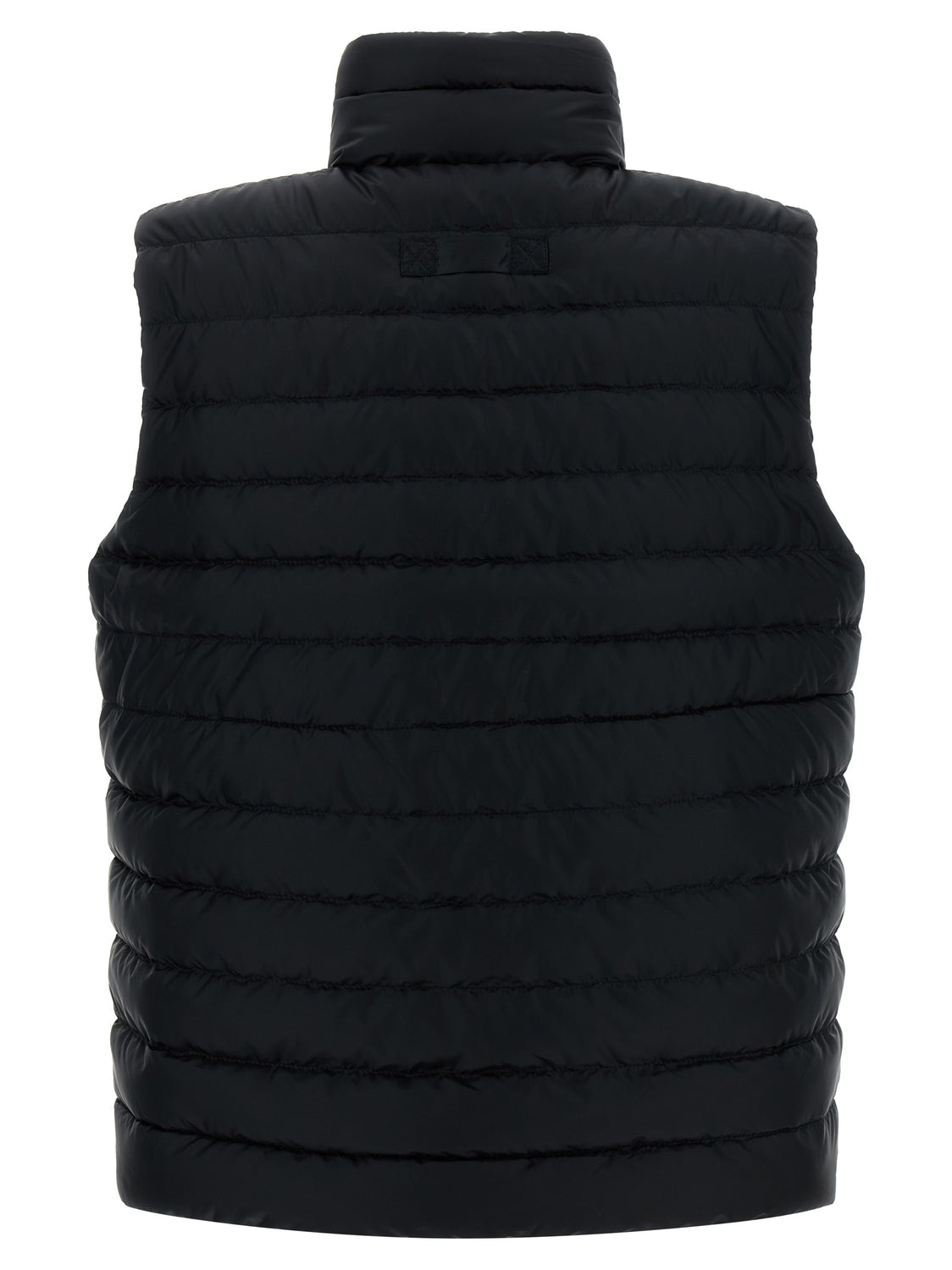 Black Polyamide Sleeveless Jacket
