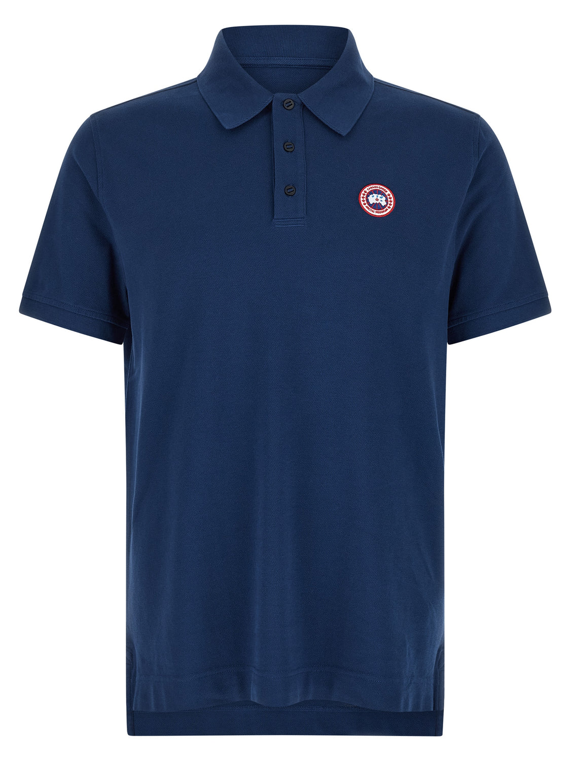 Blue Cotton Polo Shirt