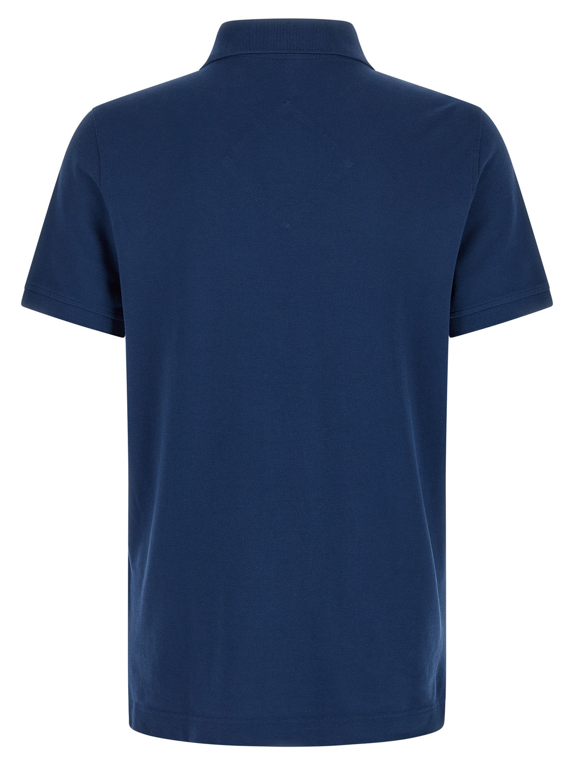 Blue Cotton Polo Shirt
