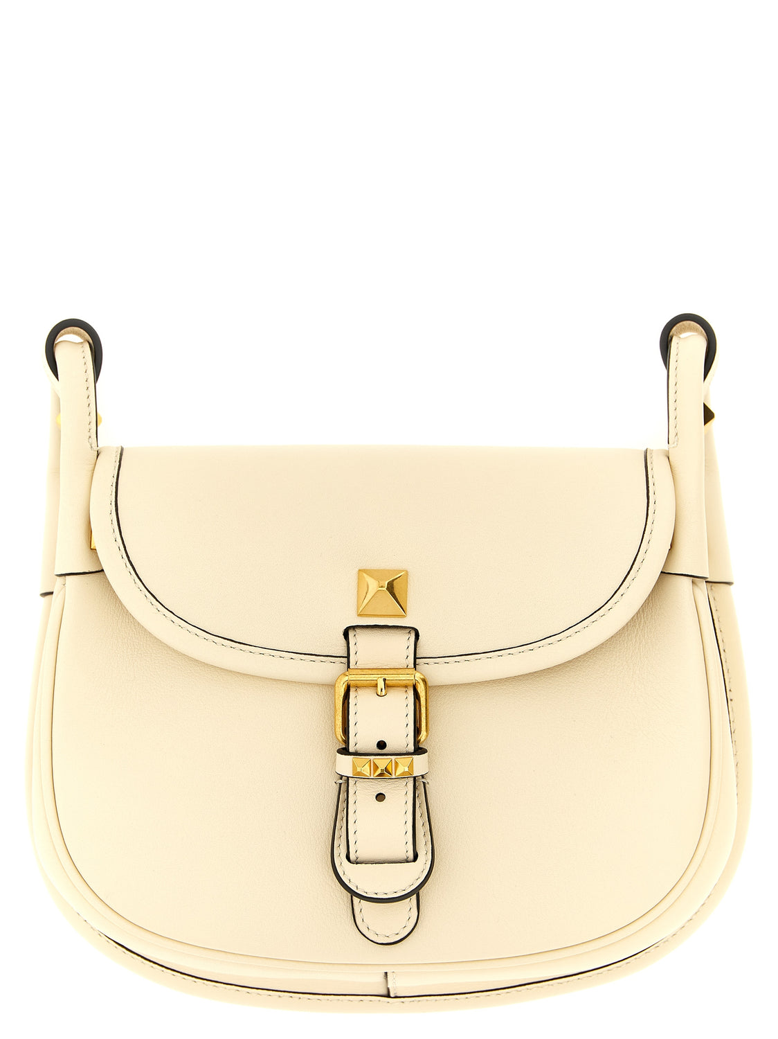 White Calfskin Shoulder Bag