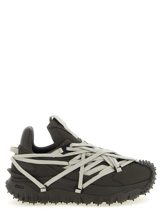 Brown Cowhide Athletic Sneakers