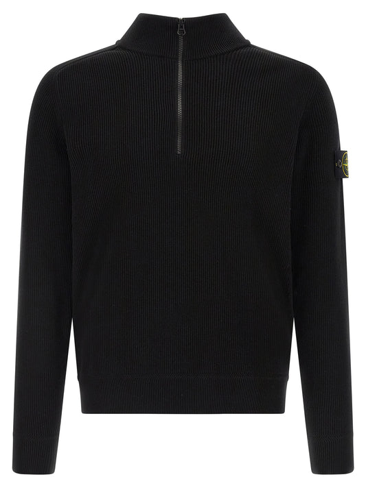 Black Cotton Cardigan