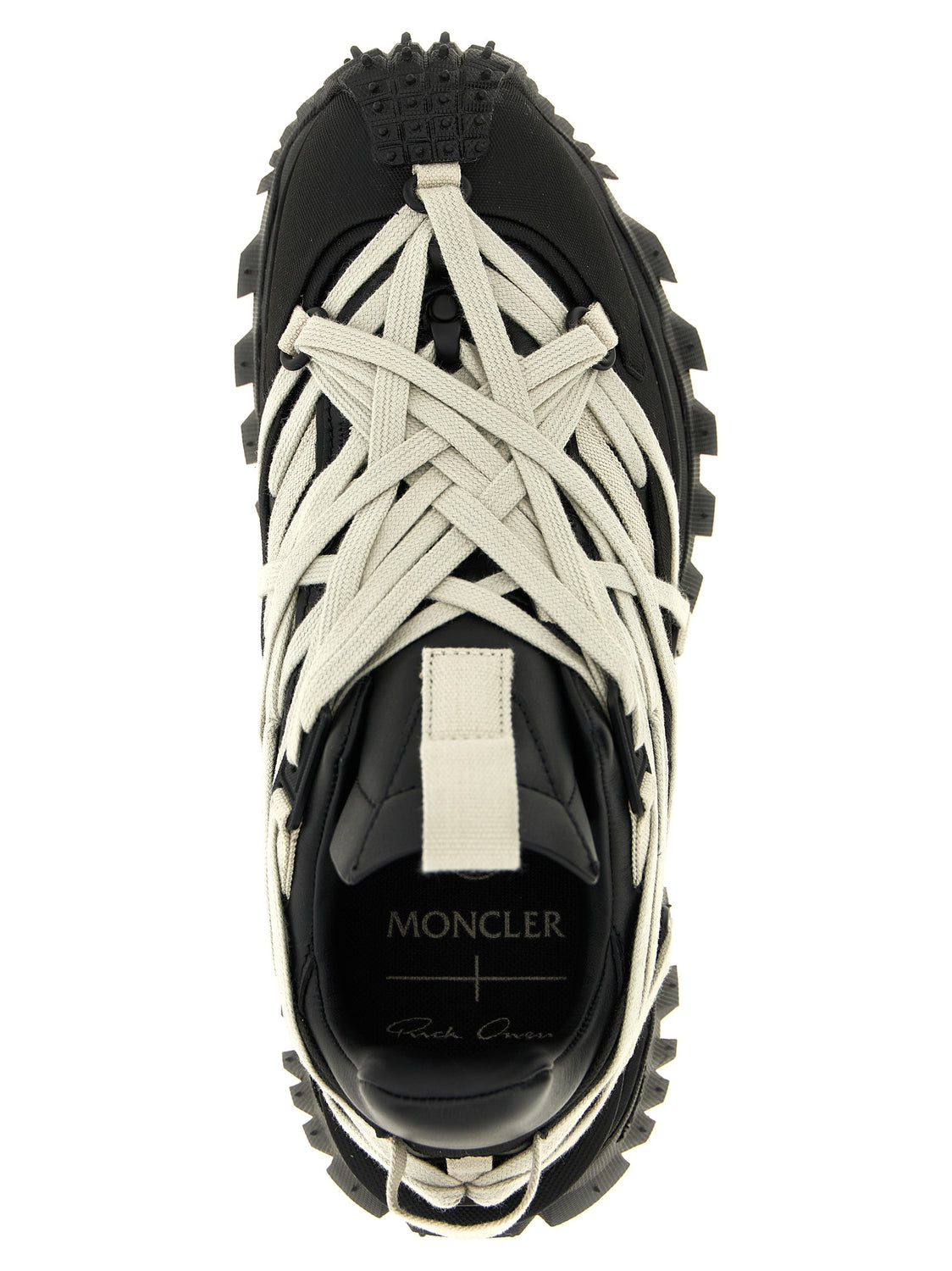 Black Cowhide Athletic Sneakers
