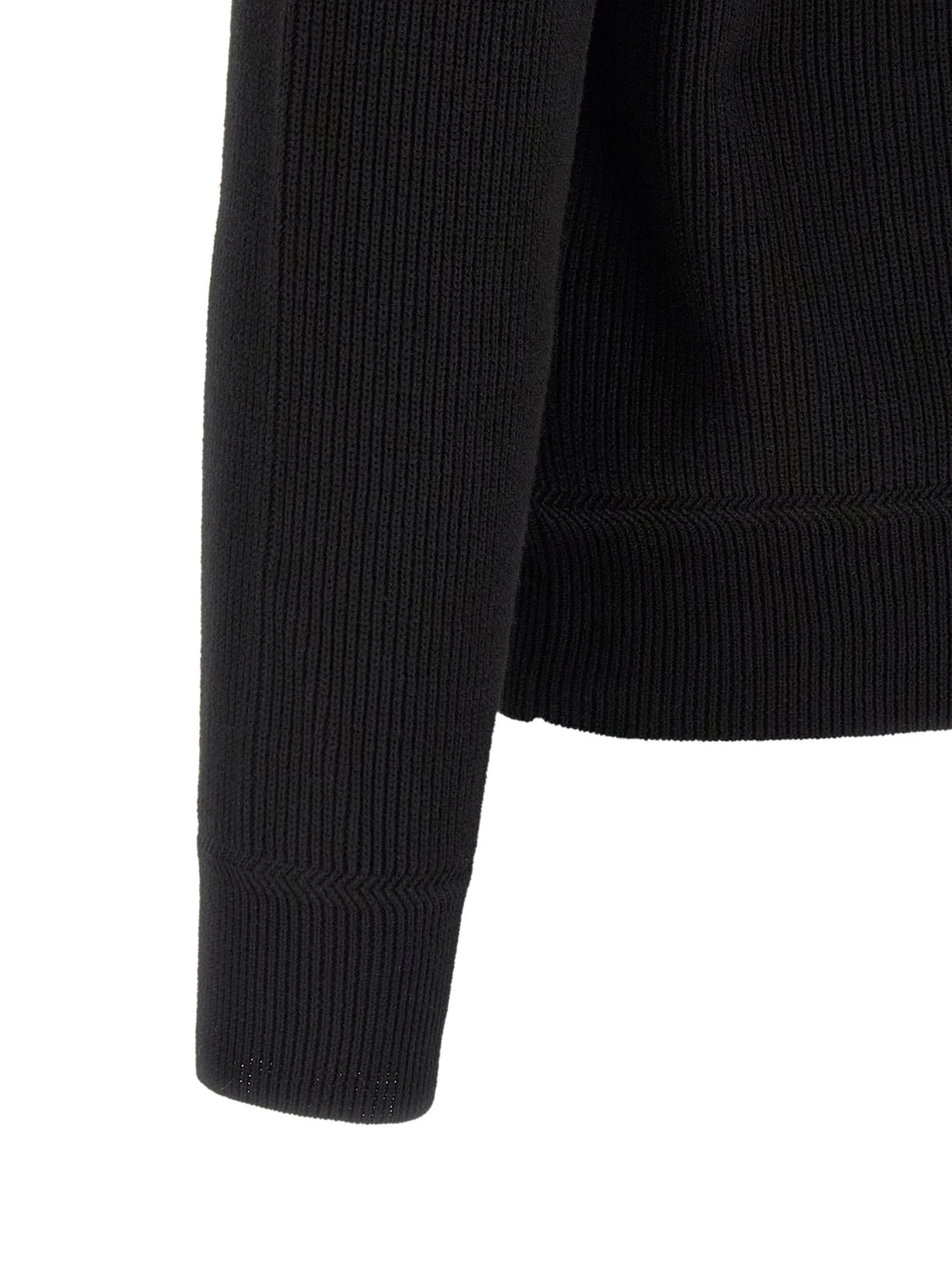 Black Cotton Cardigan