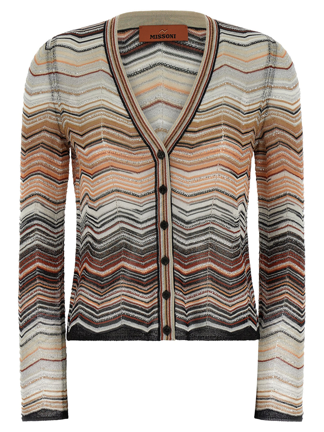 Brown Viscose Cardigan
