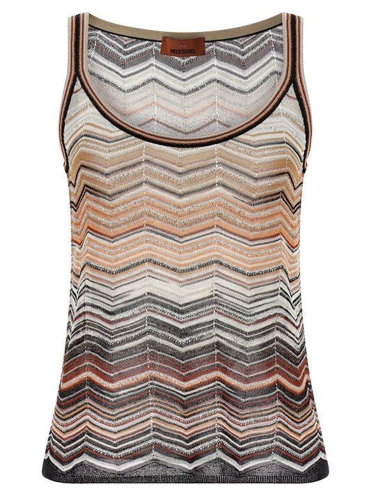 Multicolor Viscose Tank Tops