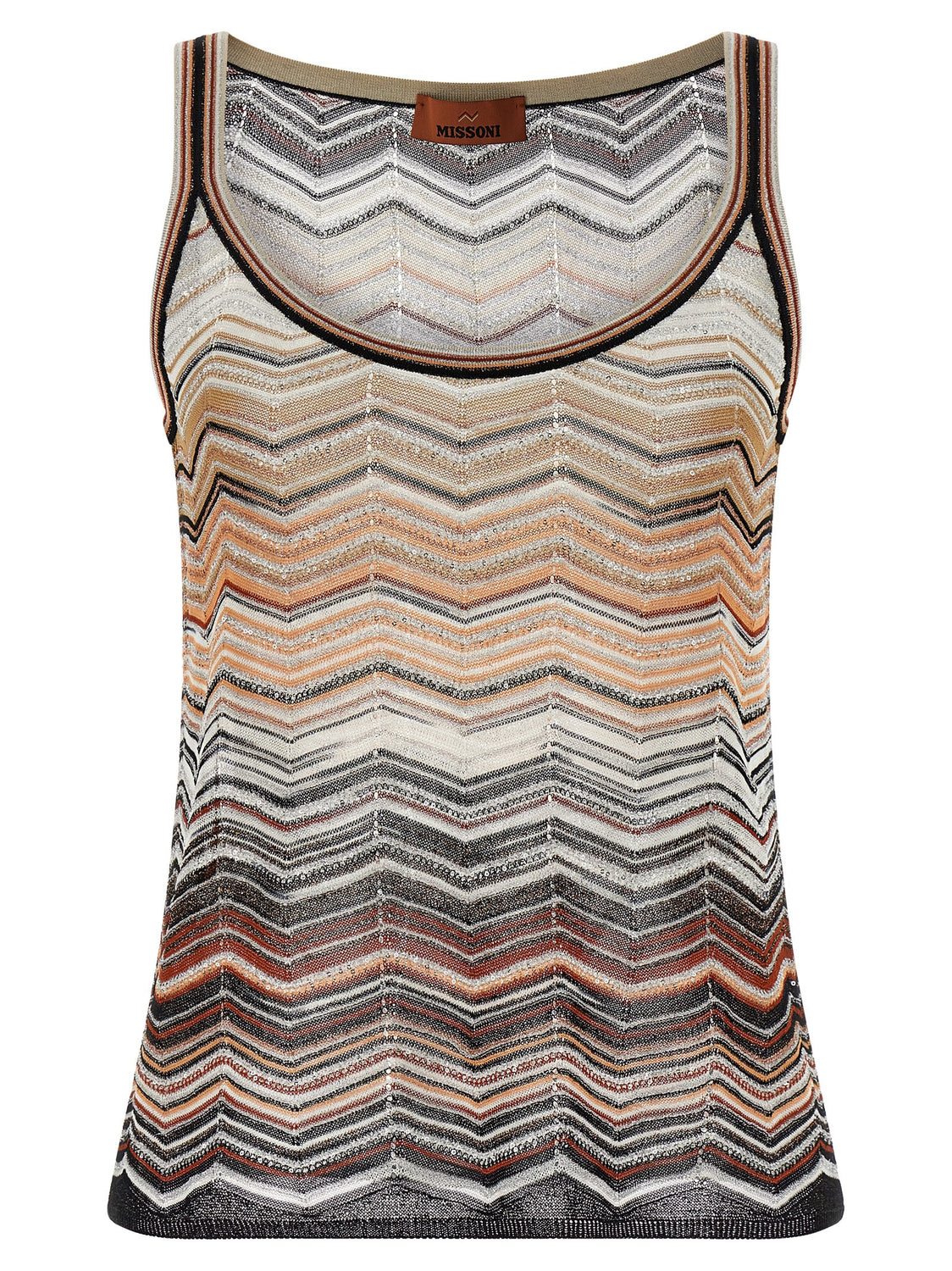 Multicolor Viscose Tank Tops