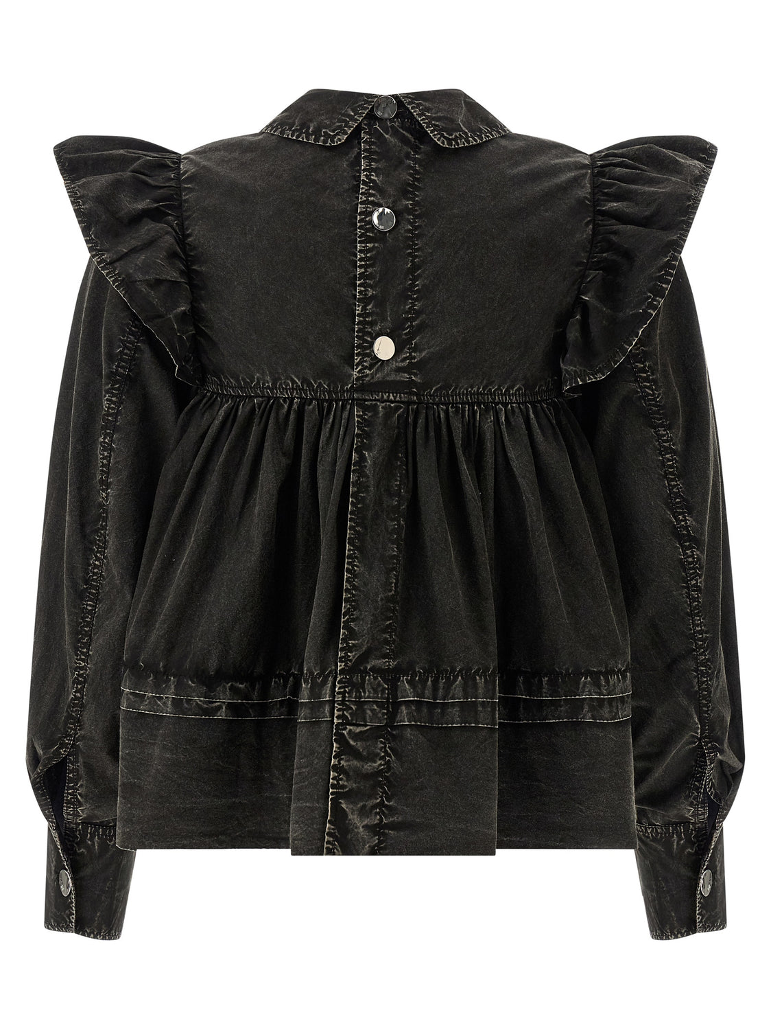 Black Organic Cotton Blouse