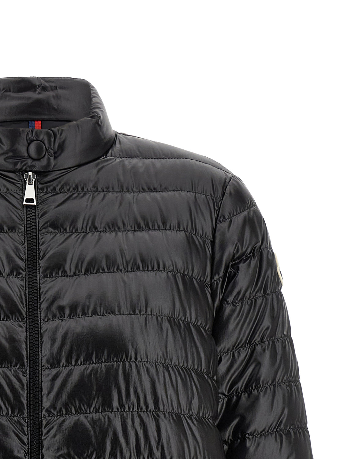 Black Polyamide Full-Length Jacket