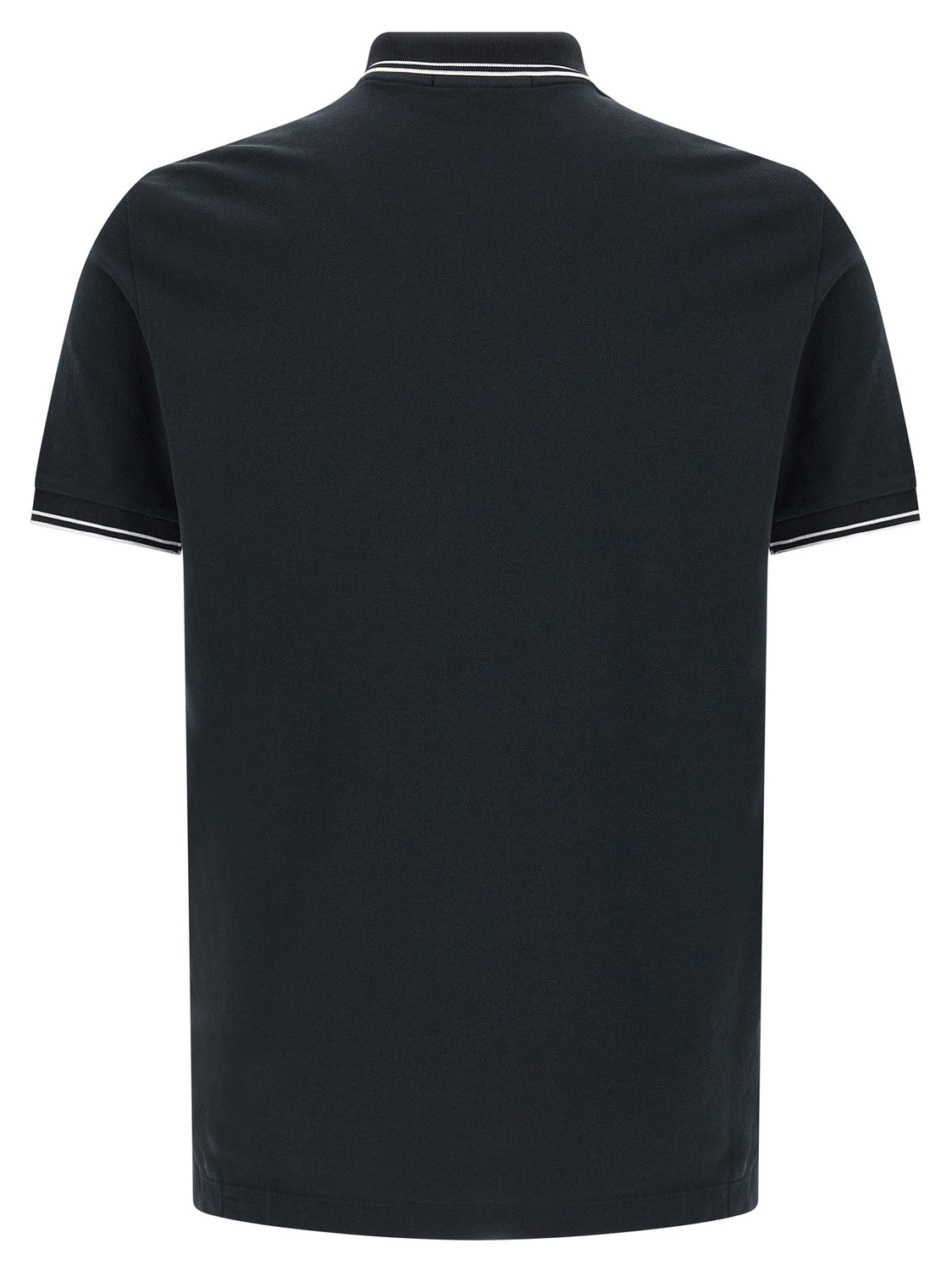 Blue Cotton Polo Shirt